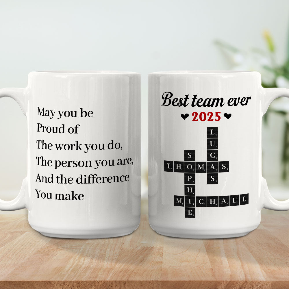 Custom Coworker, Christmas & Birthday Team Appreciation Gift • Be Proud Everyday - Personalized Coffee Mug