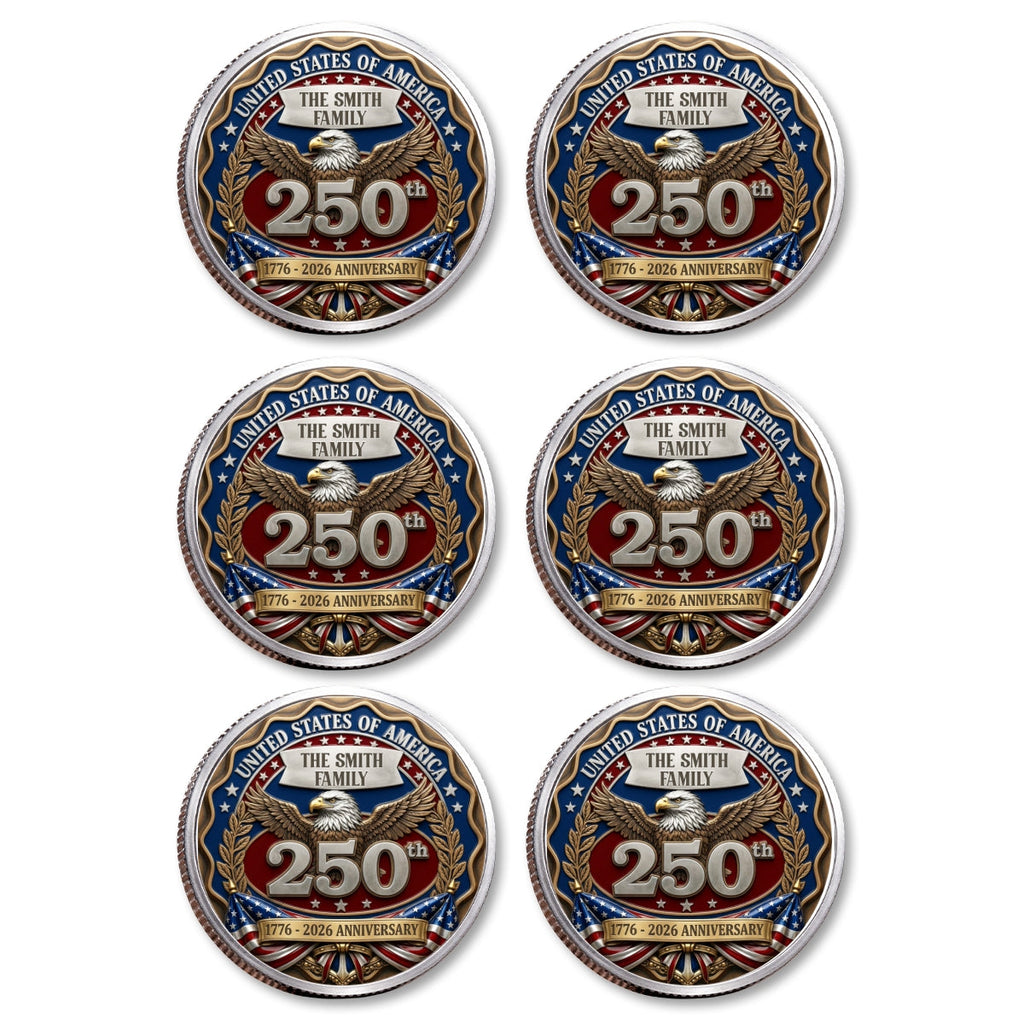 Proud To Be American - Personalized Commemorative Keepsake Coin
