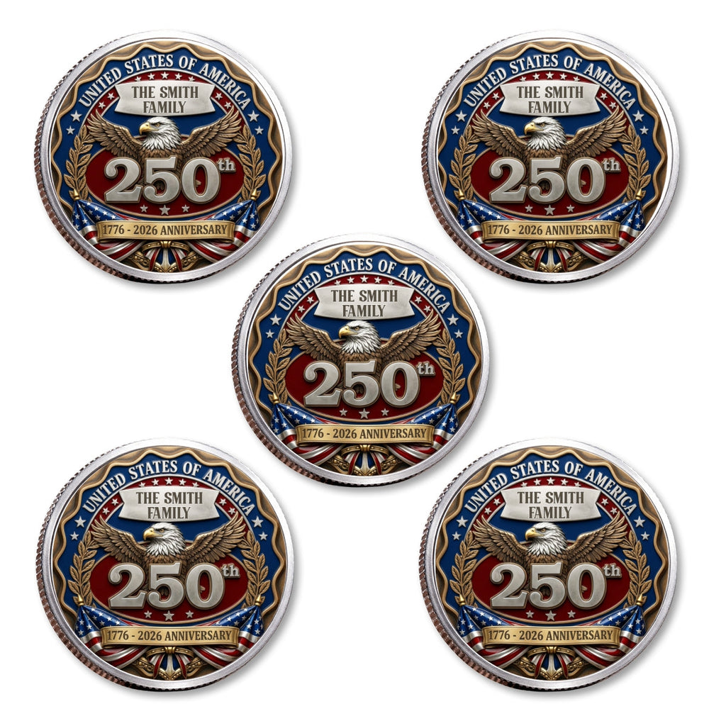 Proud To Be American - Personalized Commemorative Keepsake Coin