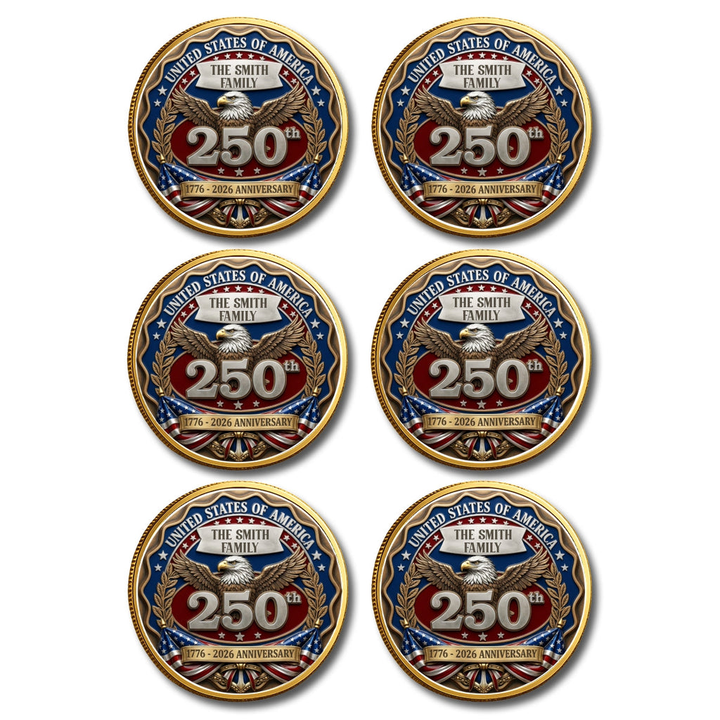 Proud To Be American - Personalized Commemorative Keepsake Coin