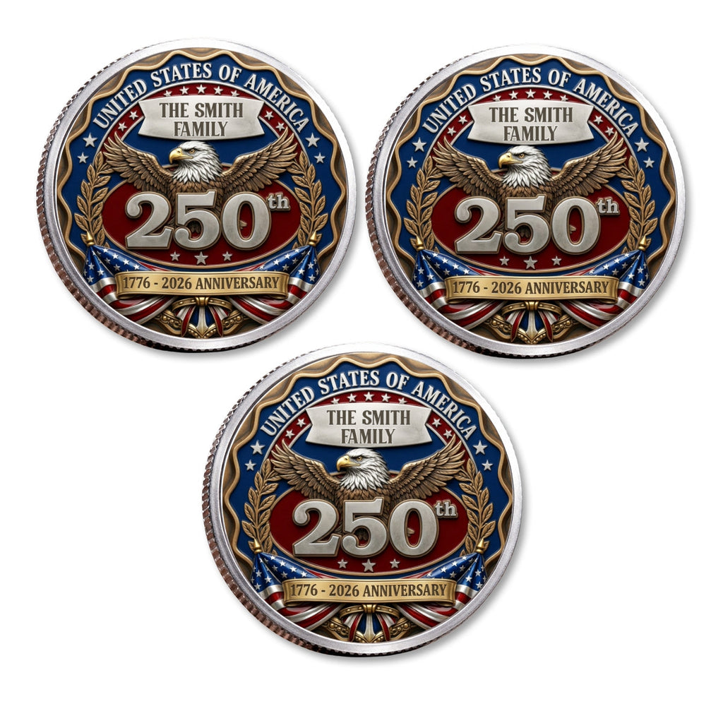 Proud To Be American - Personalized Commemorative Keepsake Coin
