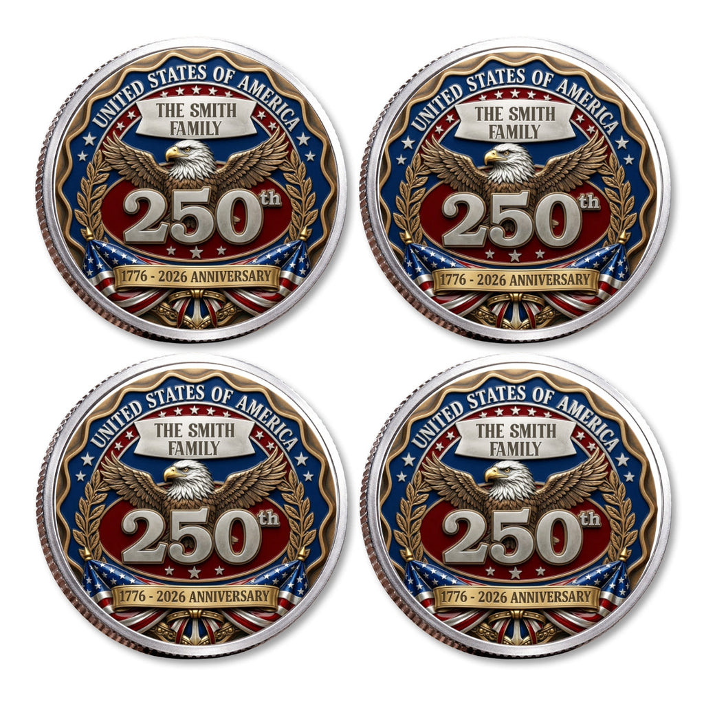 Proud To Be American - Personalized Commemorative Keepsake Coin