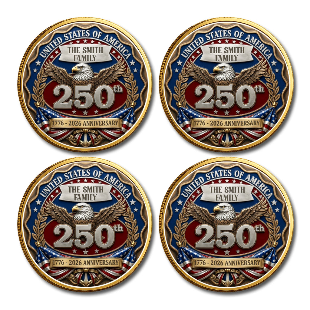 Proud To Be American - Personalized Commemorative Keepsake Coin