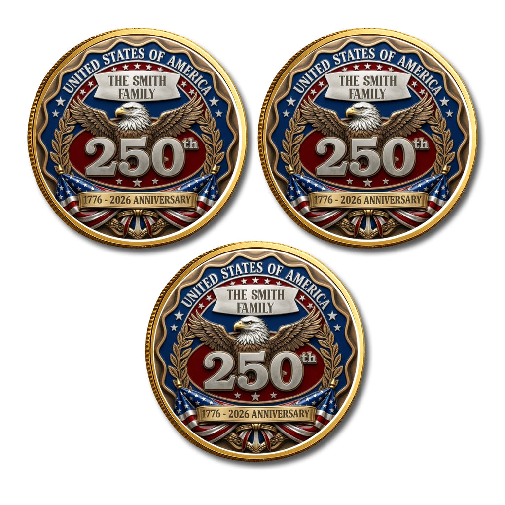 Proud To Be American - Personalized Commemorative Keepsake Coin
