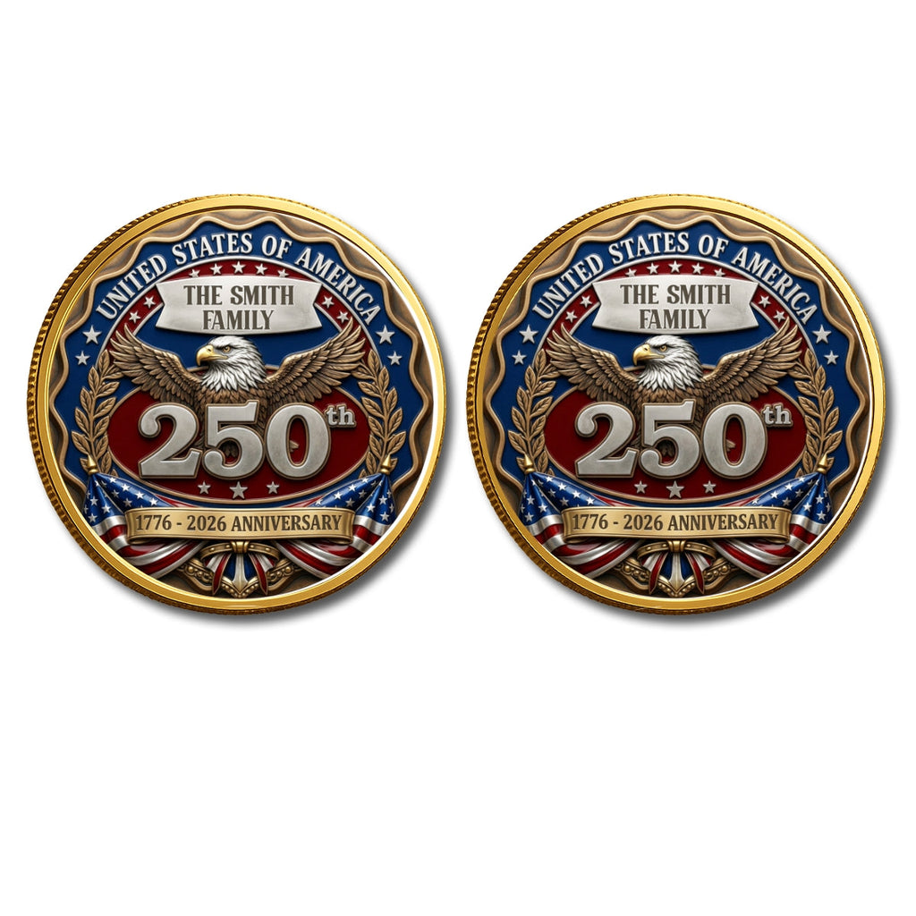 Proud To Be American - Personalized Commemorative Keepsake Coin