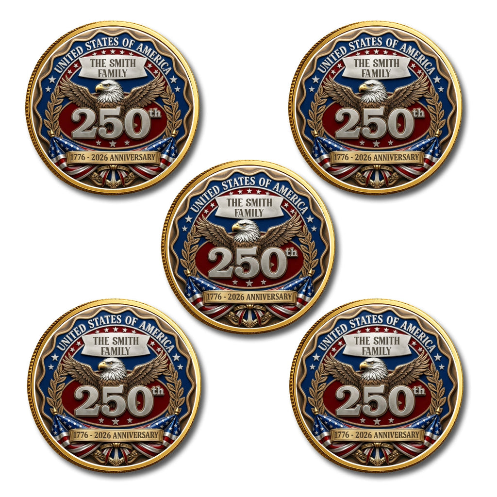 Proud To Be American - Personalized Commemorative Keepsake Coin