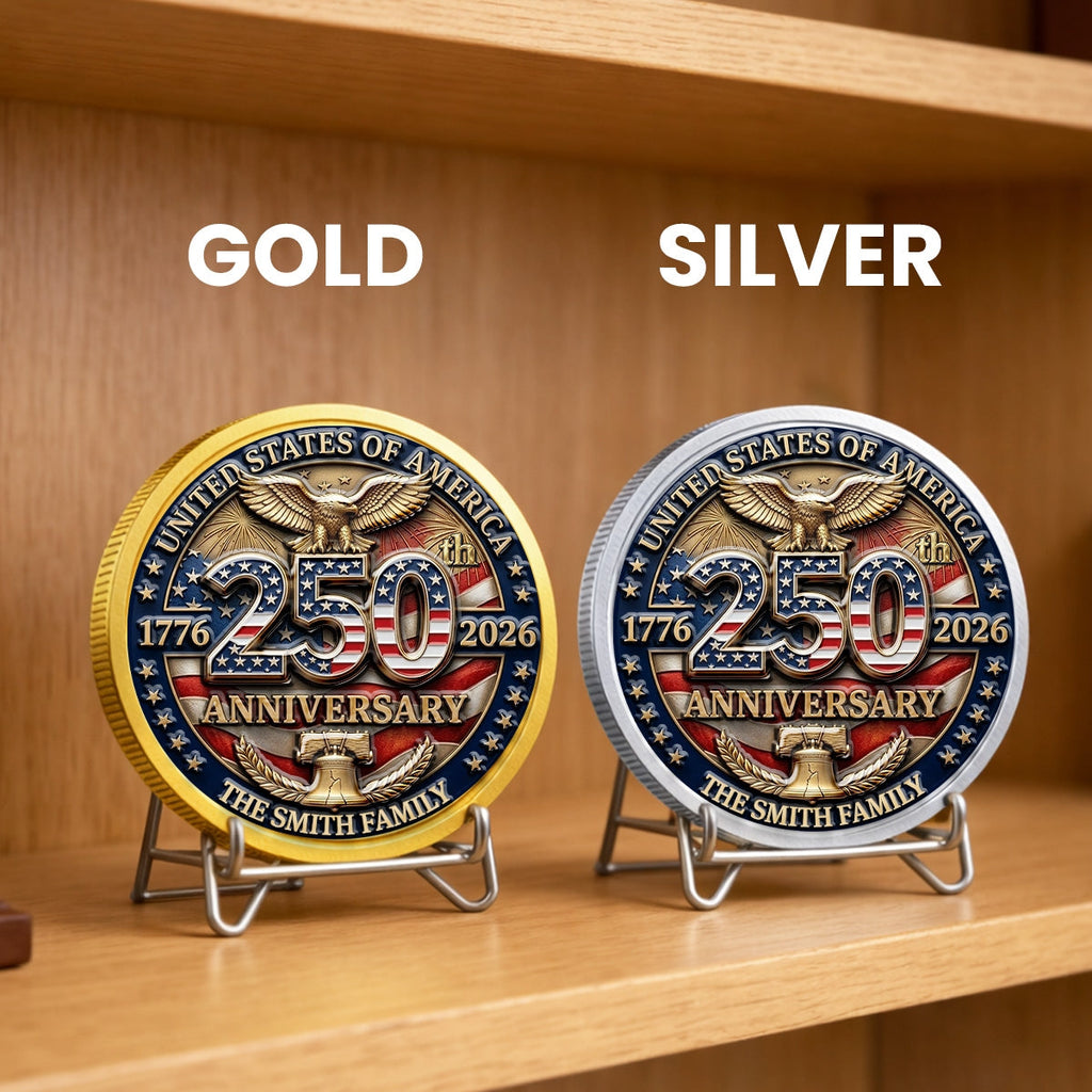 Proud To Be American - Personalized Commemorative Keepsake Coin