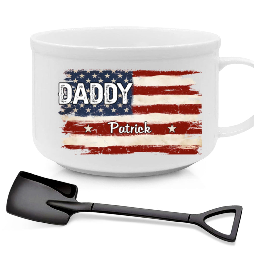 Best Dad - Personalized Ceramic Bowl