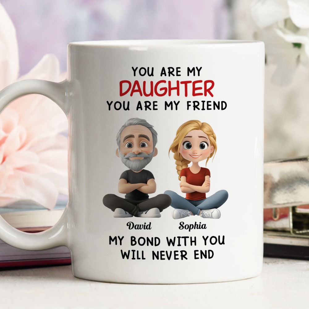 Custom Christmas & Birthday Gift for Daughter • Daddy And Daughter - Personalized Coffee Mug