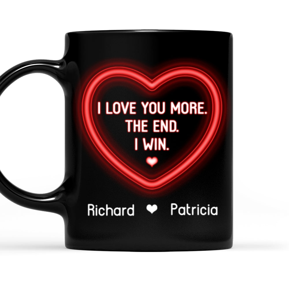 Custom Anniversary Keepsake Gifts For Couple • I Love You More Forever - Personalized Coffee Mug