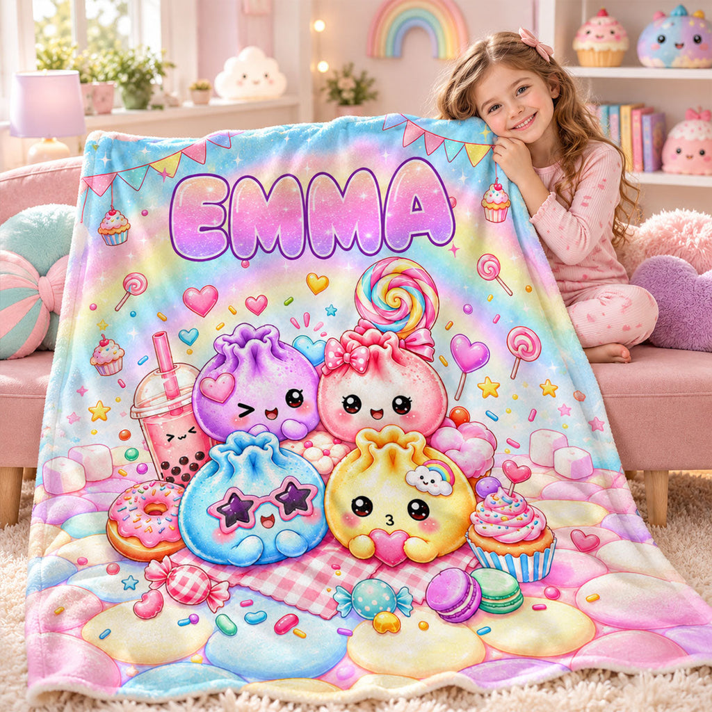 Squishy Adventure - Personalized Fleece Blanket