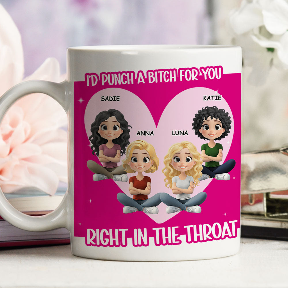 Custom Best Friend, Christmas & Birthday Friendship Keepsake Gift • You Will Always Be My Best Friends - Personalized Coffee Mug