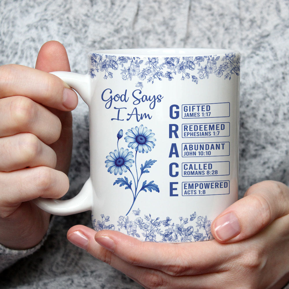 Custom Christmas & Birthday Gift for Daughter • As God Says - Personalized Coffee Mug