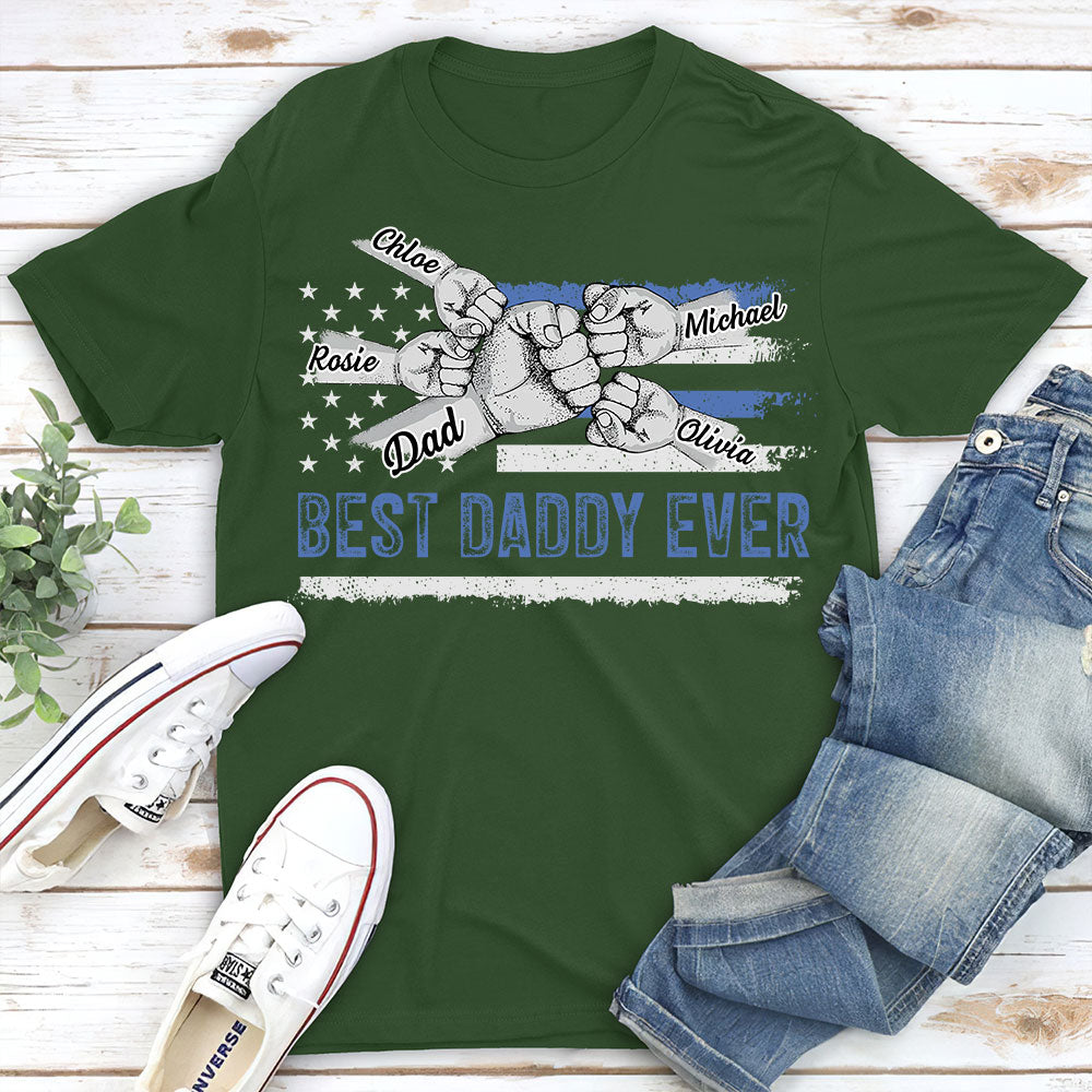 Custom Father's Day, Special Gift for Dad & Grandpa • To The Best Dad - Personalized Shirt
