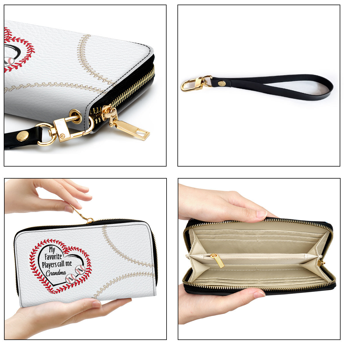 My Favorite Players Call Me - Personalized Leather Wallet