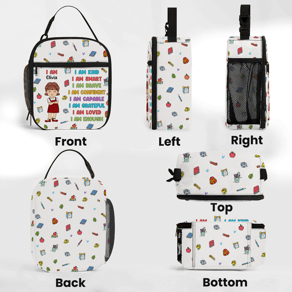 Kind Smart Loved - Personalized Insulated Lunch Bag