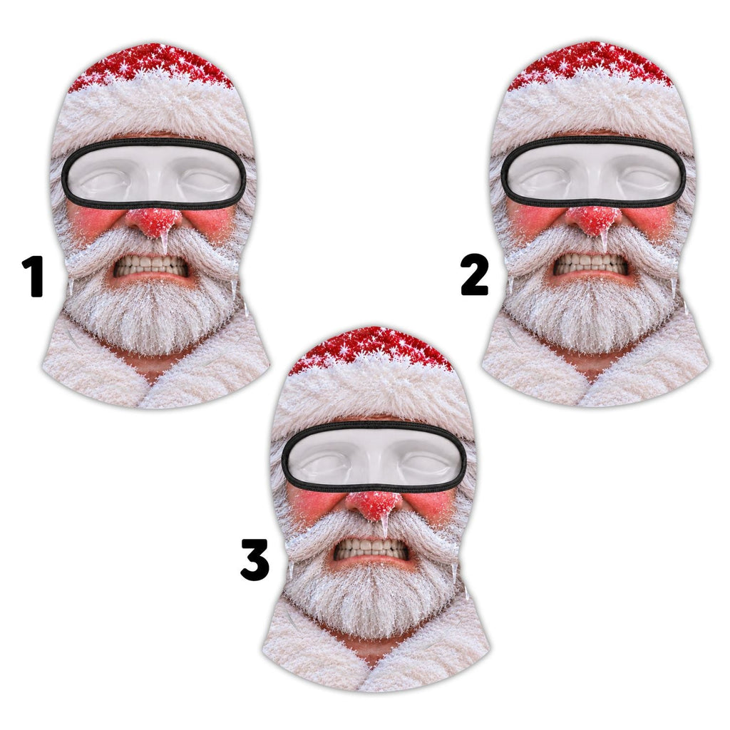 Custom Funny 3D Face Balaclava, Gag Gift For Ski Lovers & Friends • Sleigh All Day Après All Night - Personalized Ski Mask