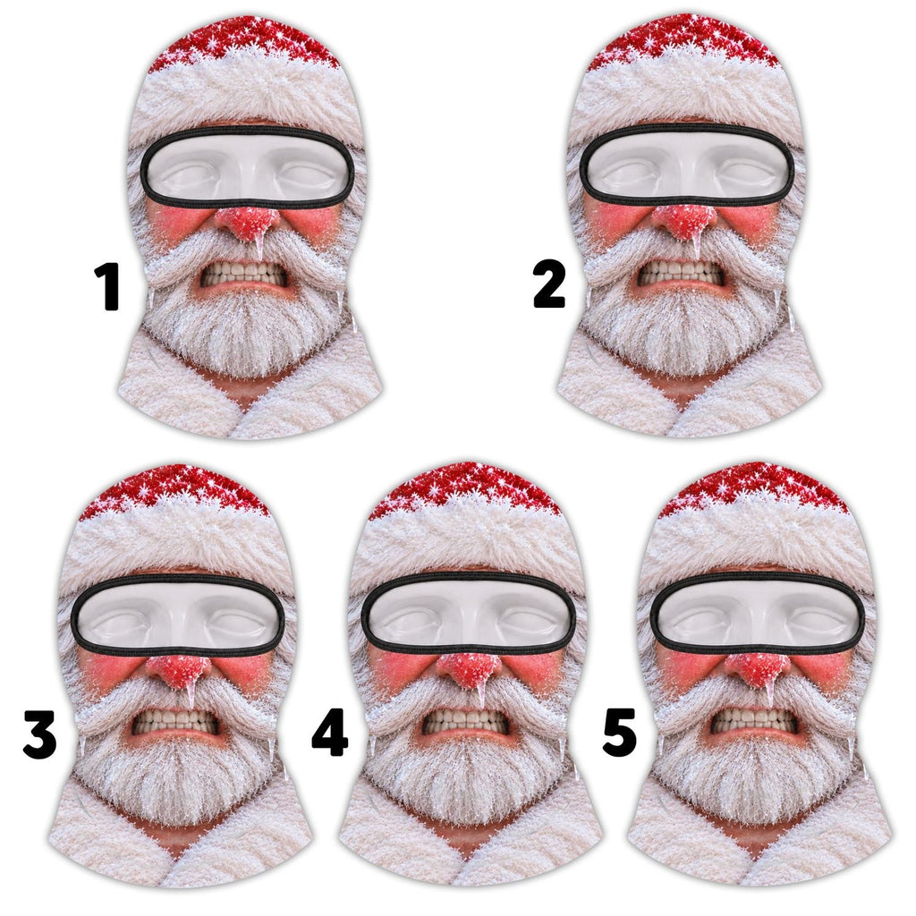 Custom Funny 3D Face Balaclava, Gag Gift For Ski Lovers & Friends • Sleigh All Day Après All Night - Personalized Ski Mask