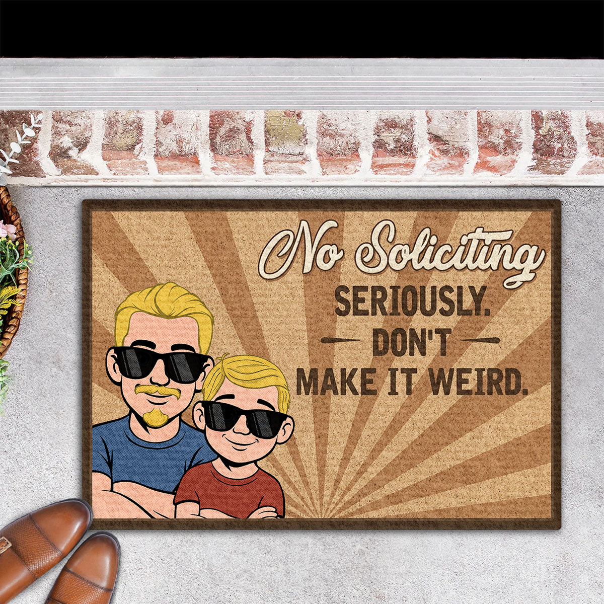 Please Skip This House - Personalized Doormat