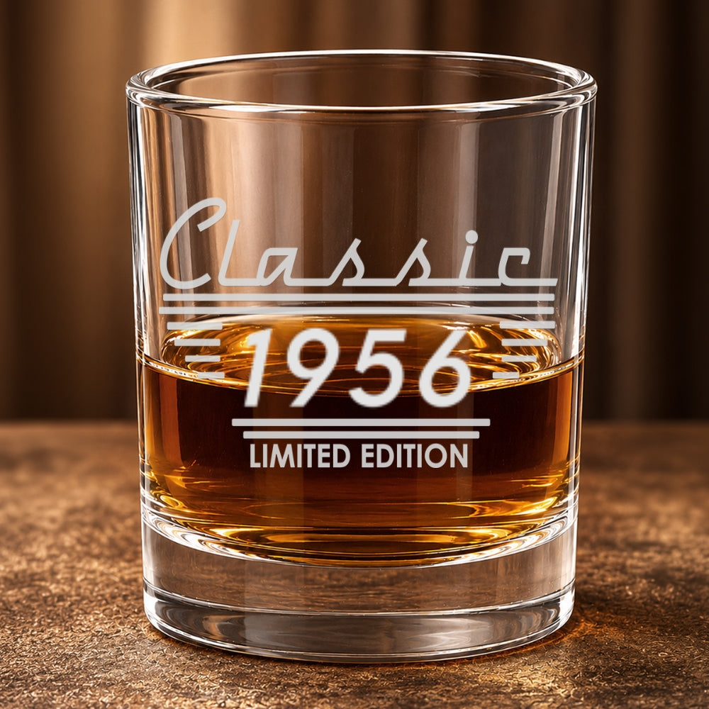 Classic Edition - Personalized Whiskey Glass Set
