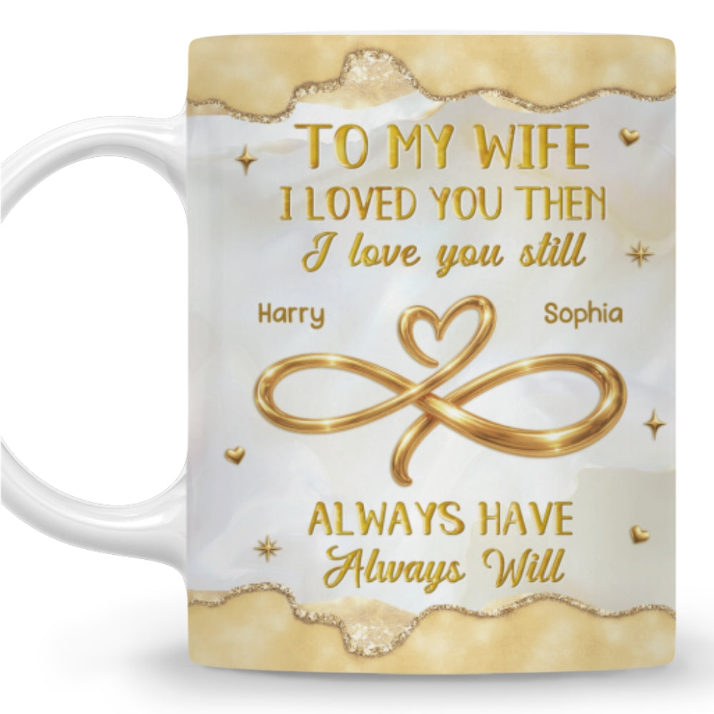 Custom Anniversary Keepsake Gifts For Couple • Keeping You - Personalized 3D Effect Mug