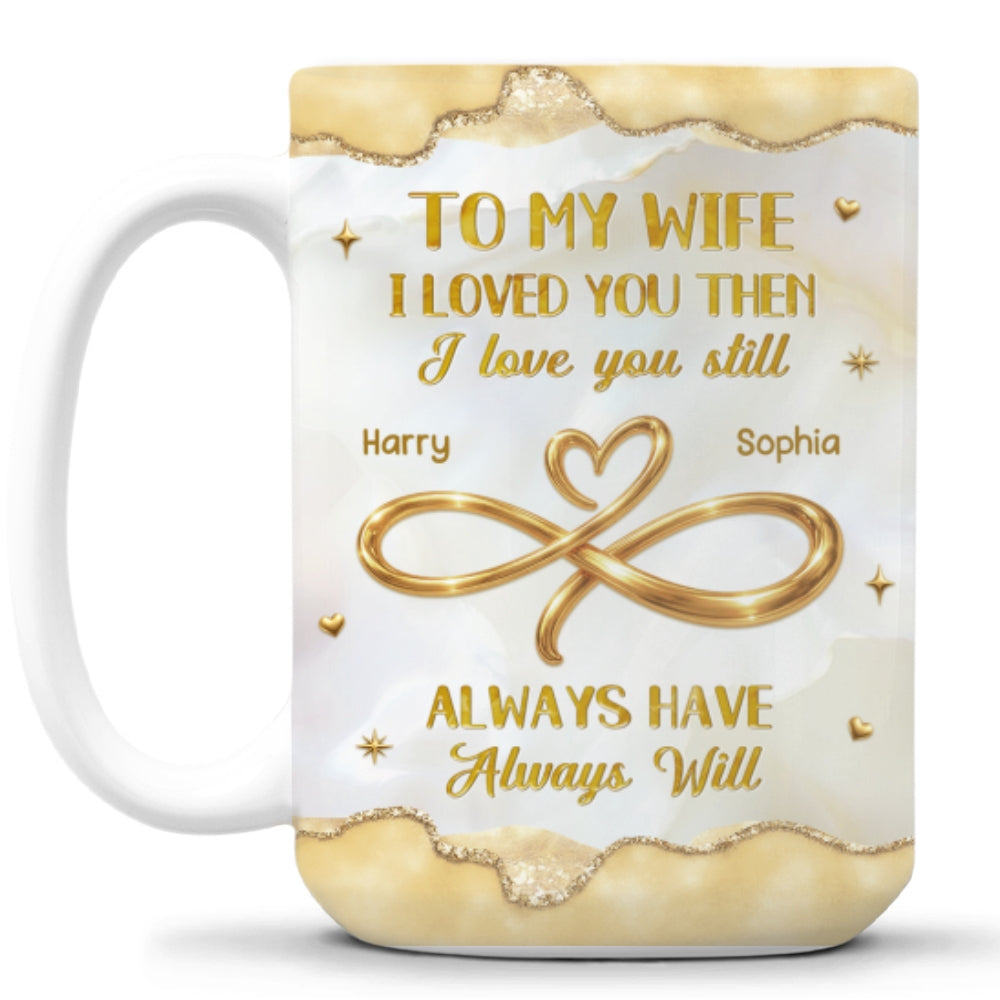 Custom Anniversary Keepsake Gifts For Couple • Keeping You - Personalized 3D Effect Mug