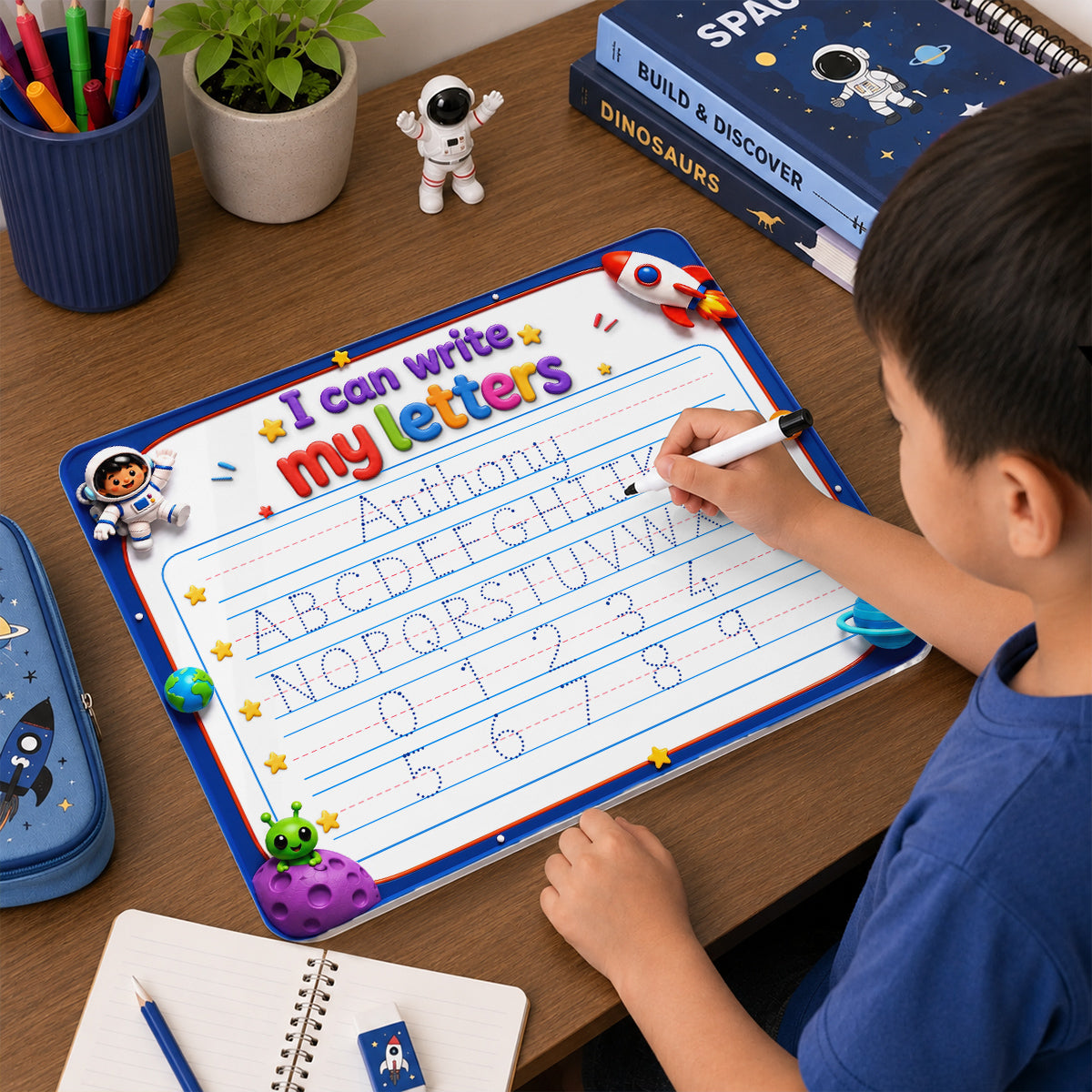 I Can Write My Letters - Personalized Acrylic Tracing Board