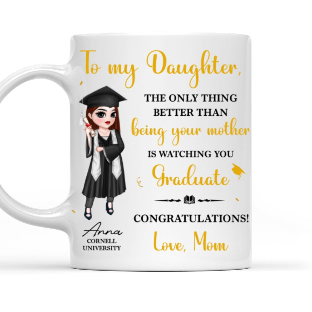 Custom Christmas & Birthday Keepsake Gift • To My Daughter Son Graduation - Personalized Coffee Mug