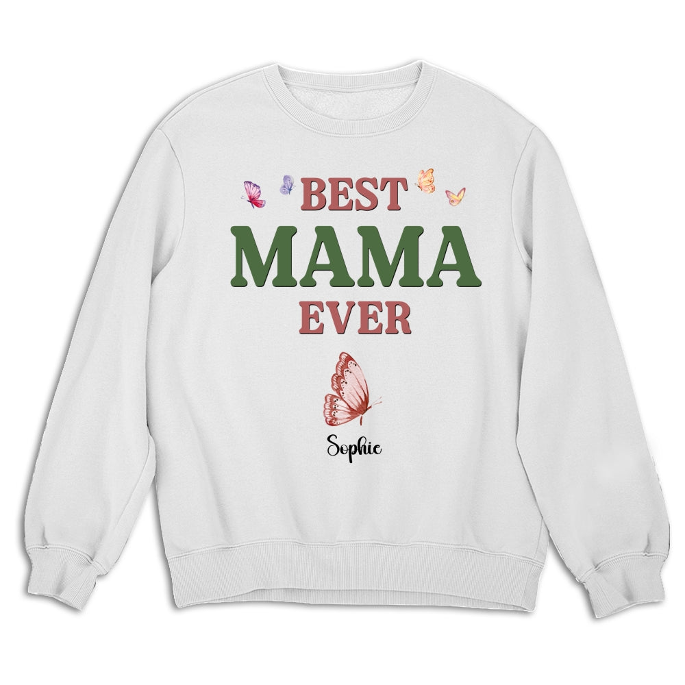 Custom Mother's Day Gift for Mom & Grandma • A Mom Blooms Like A Butterfly - Personalized Shirt