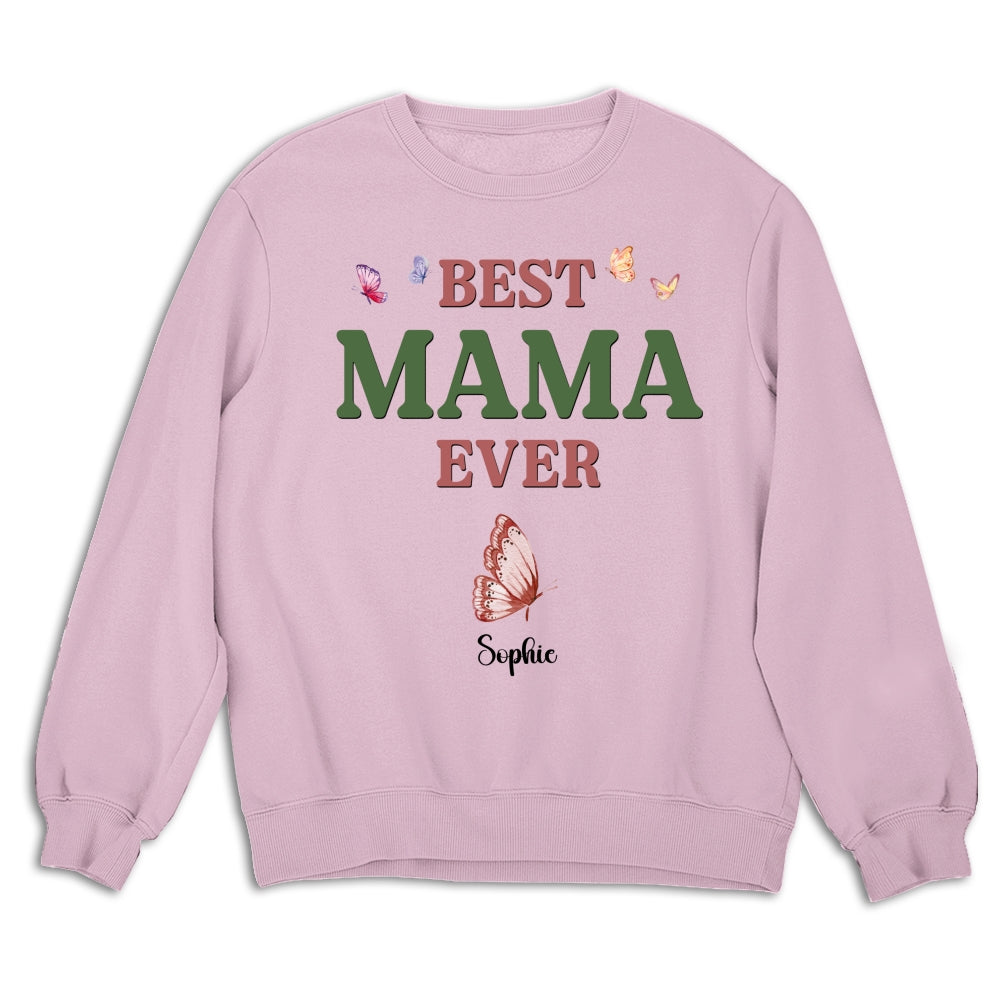 Custom Mother's Day Gift for Mom & Grandma • A Mom Blooms Like A Butterfly - Personalized Shirt