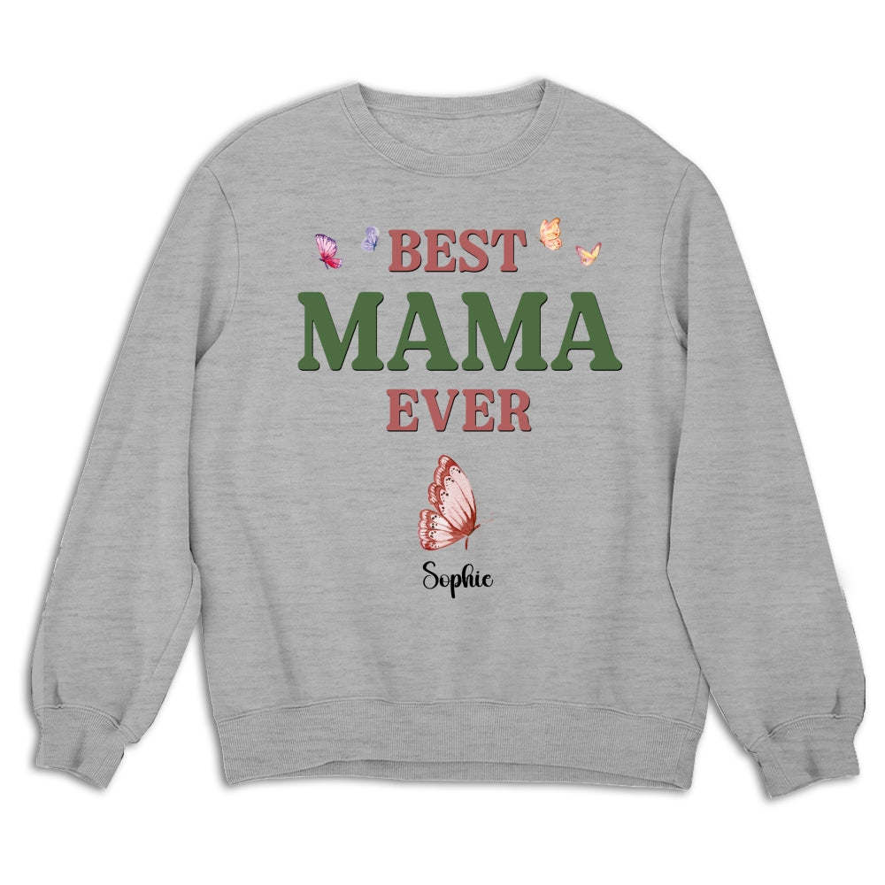 Custom Mother's Day Gift for Mom & Grandma • A Mom Blooms Like A Butterfly - Personalized Shirt