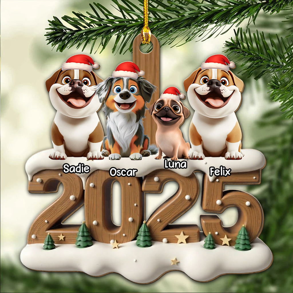 Custom Keepsake Christmas Ornament •  Only You This Year - Personalized 3D Effect Wood Ornament