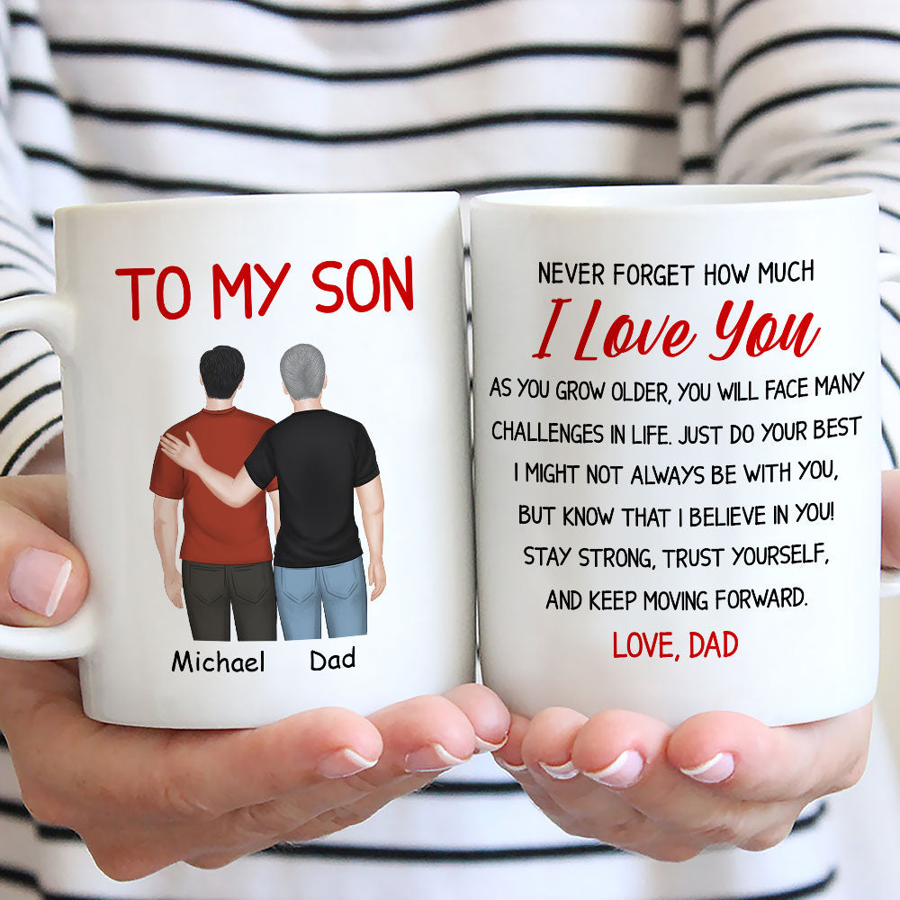 Custom Christmas & Birthday Gift for Son • My Boy My Son - Personalized Coffee Mug