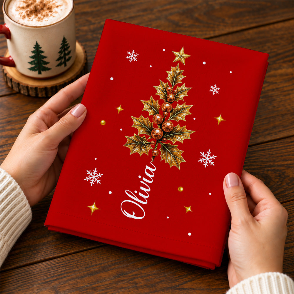 Everyone Is A Christmas Tree - Personalized Napkin