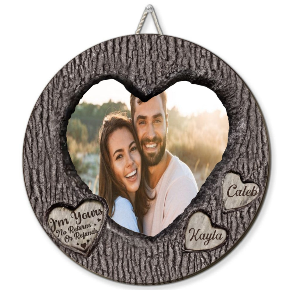 Custom Photo Couple Anniversary Wall Decor Keepsake Gift • You And Me - Personalized Wood Sign