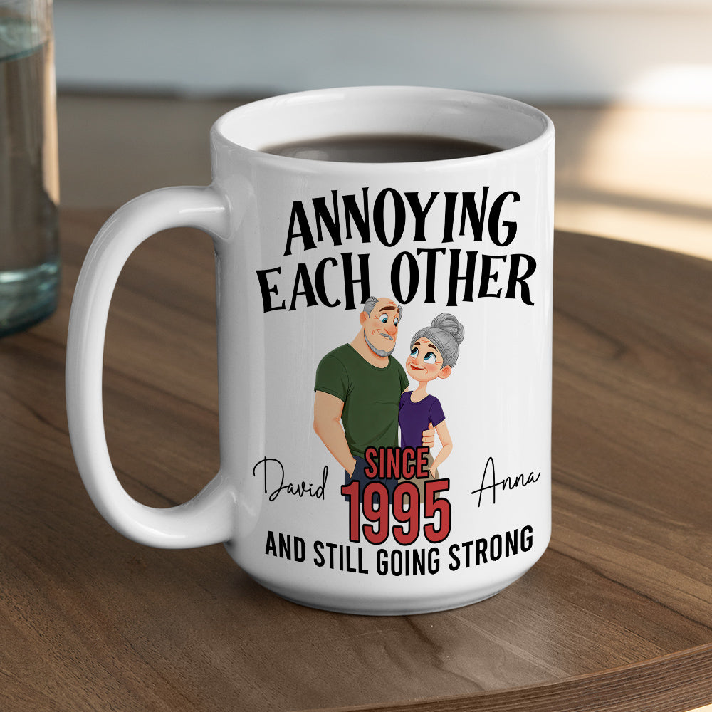 Custom Anniversary Keepsake Gifts For Couple • Since That Day - Personalized Coffee Mug