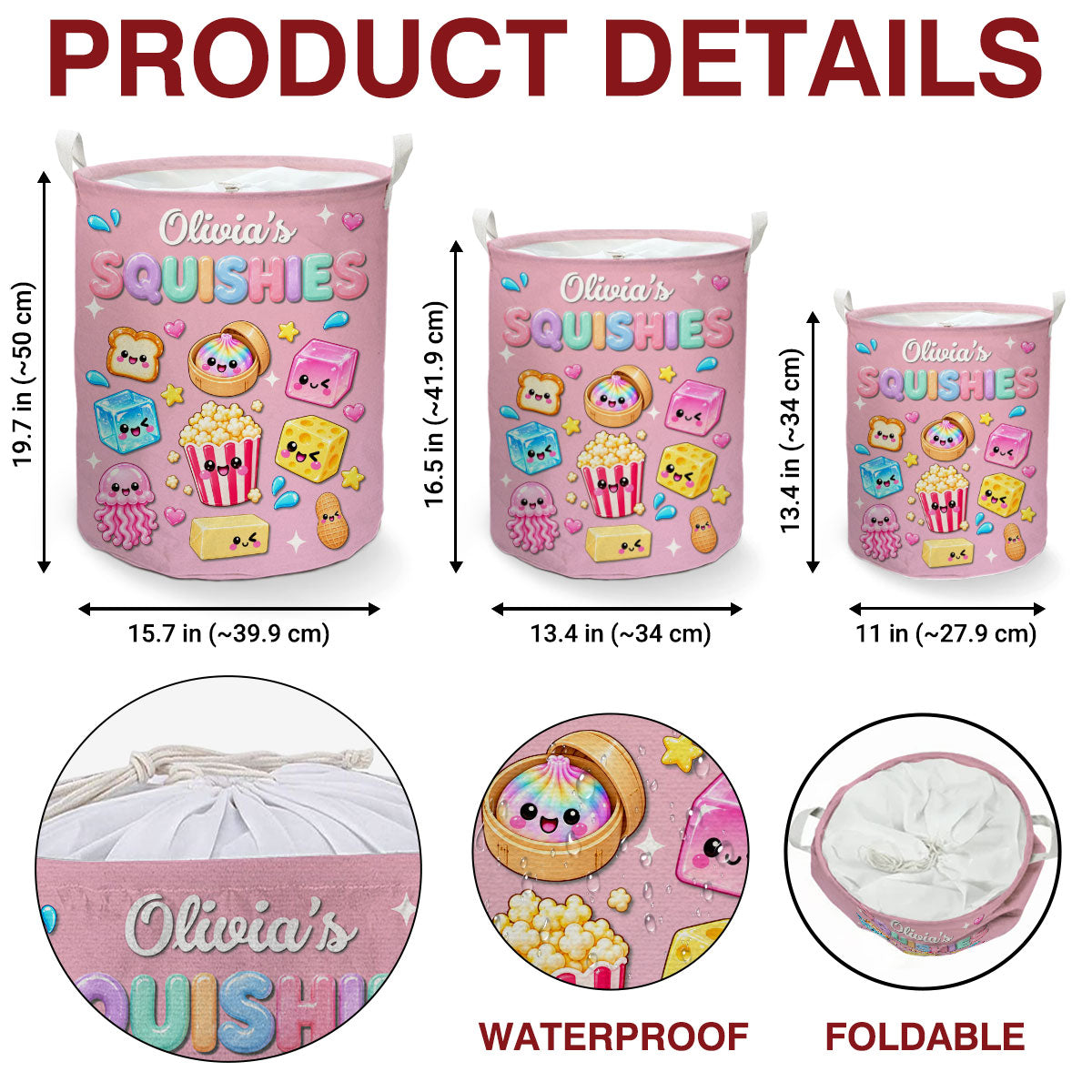 Cute Squishies Collection - Personalized Basket