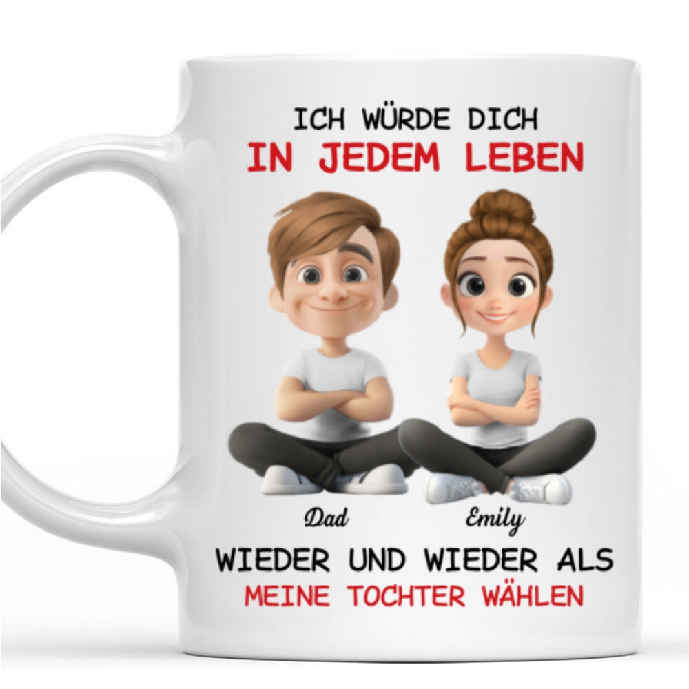 Custom Christmas & Birthday Gift for Daughter • Immer deine Wahl – Personalisierte Tasse