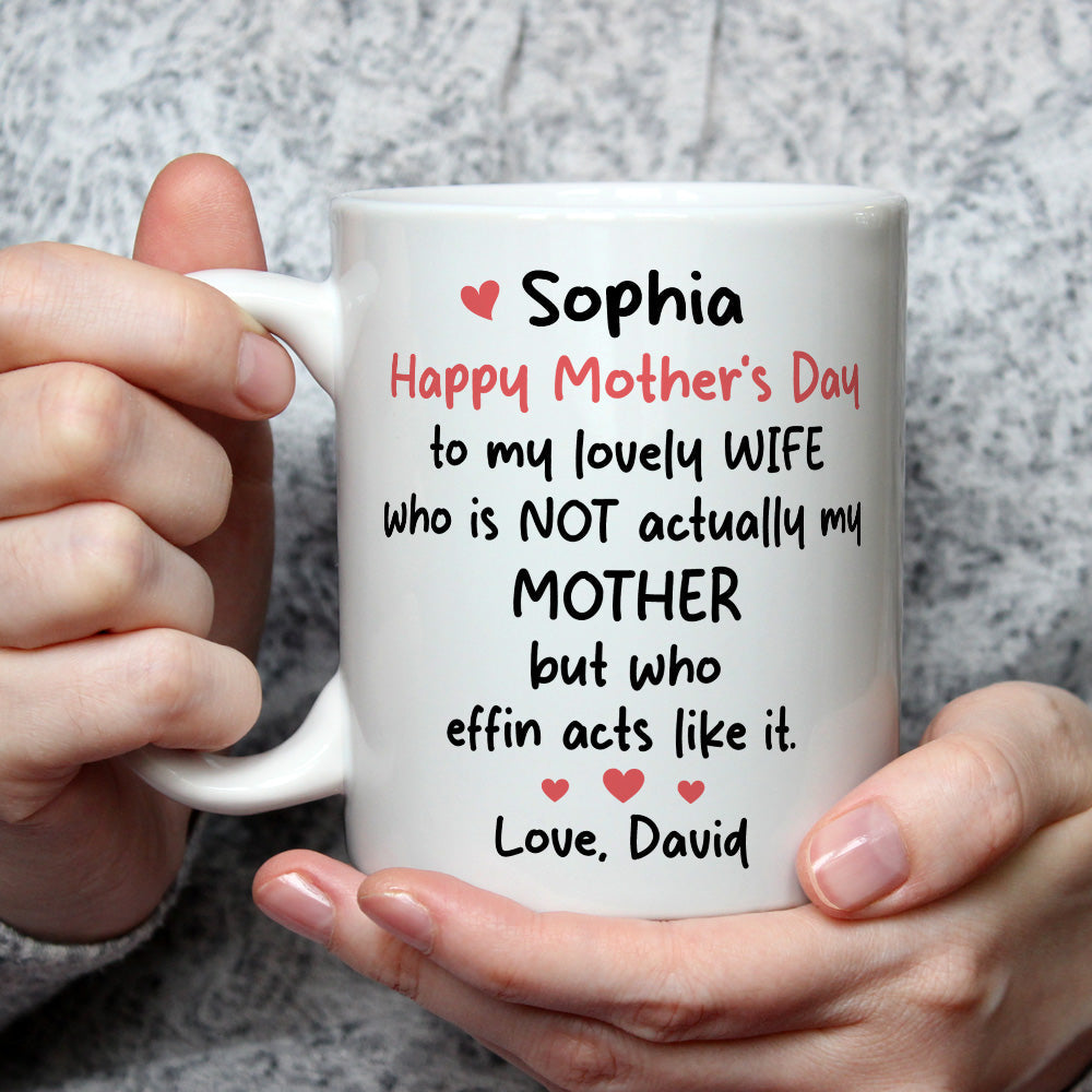 Custom Anniversary Keepsake Gifts For Couple • To My Lovely Wife - Personalized Coffee Mug