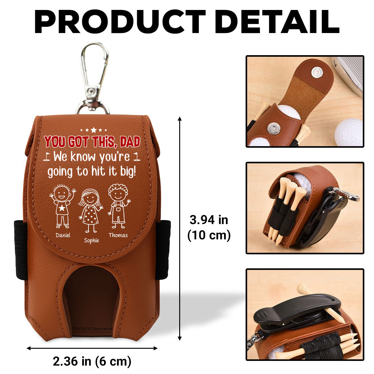 You Are Going To Hit It Big - Personalized Golf Ball Bag