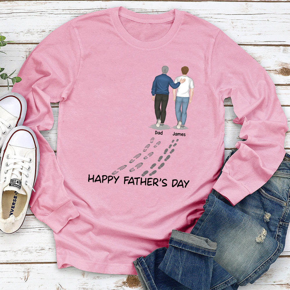 Custom Father's Day, Special Gift for Dad & Grandpa • My Dad Is My Hero - Personalized Shirt