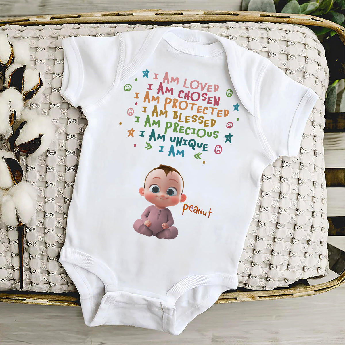 I am Loved - Personalized Baby Onesie