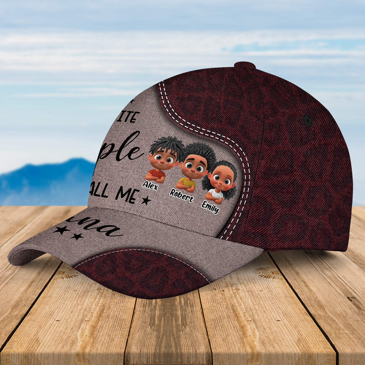 My Favorite People Call Me Grandma - Personalized Classic Cap