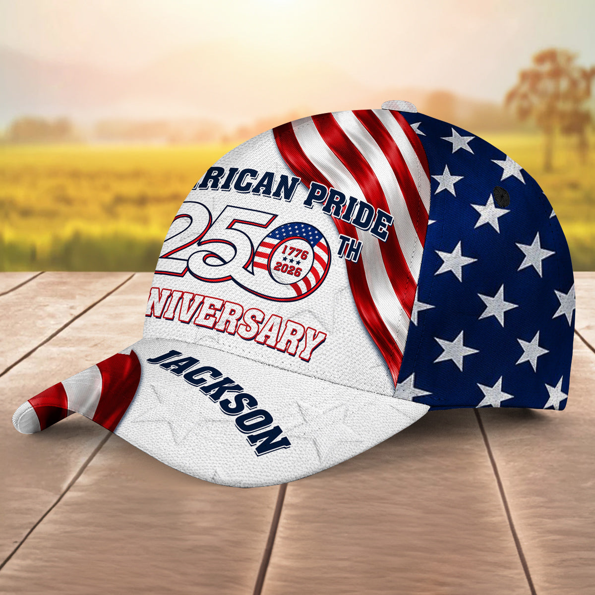 The Time For Us To Take Pride In USA - Personalized Classic Cap