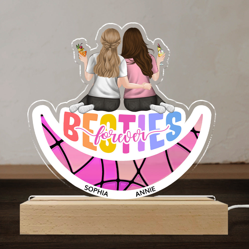 Custom Gift for Best Friends, Sister, Birthday & Christmas • Best Friends Forever - Personalized LED Light