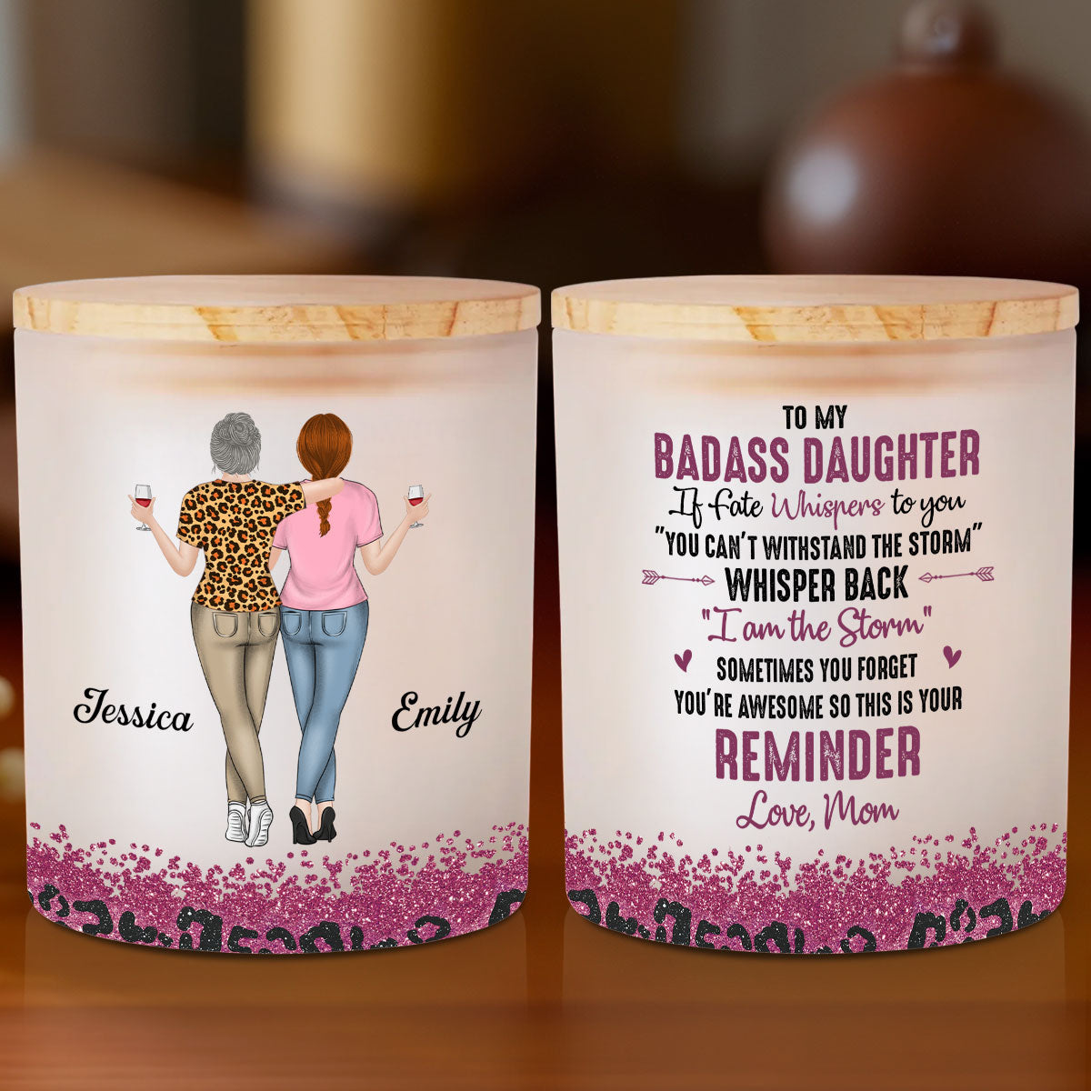 This Is Your Reminder - Personalized Glass Jar With LED Candle