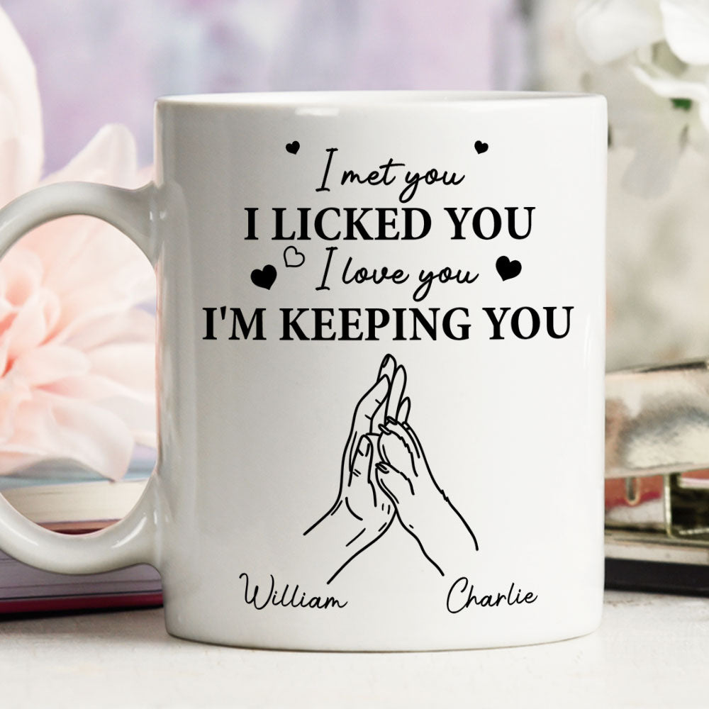 Custom Christmas & Birthday Keepsake Gift • I Licked You - Personalized Coffee Mug
