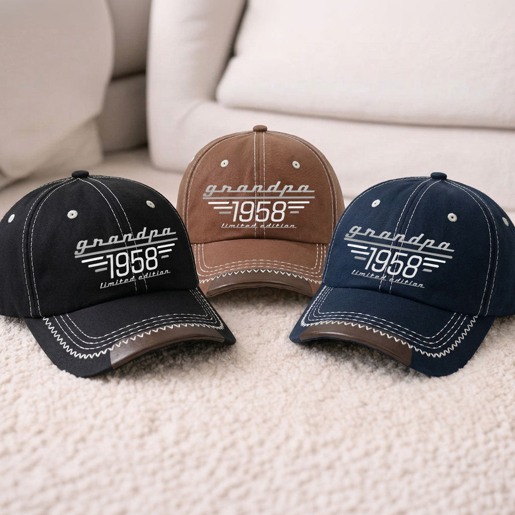 Limited Edition Daddy - Personalized Vintage Soft Baseball Cap