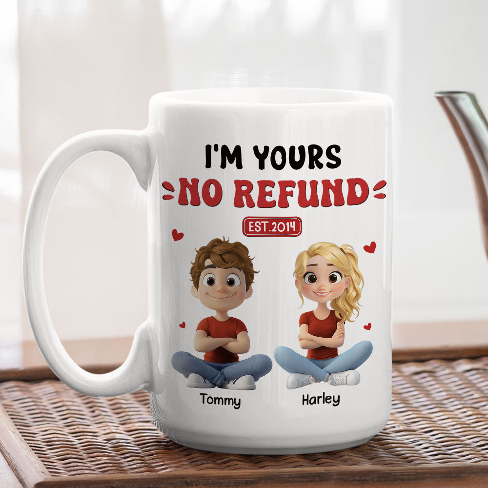 Custom Anniversary Keepsake Gifts For Couple • I Am Yours Forever - Personalized Coffee Mug