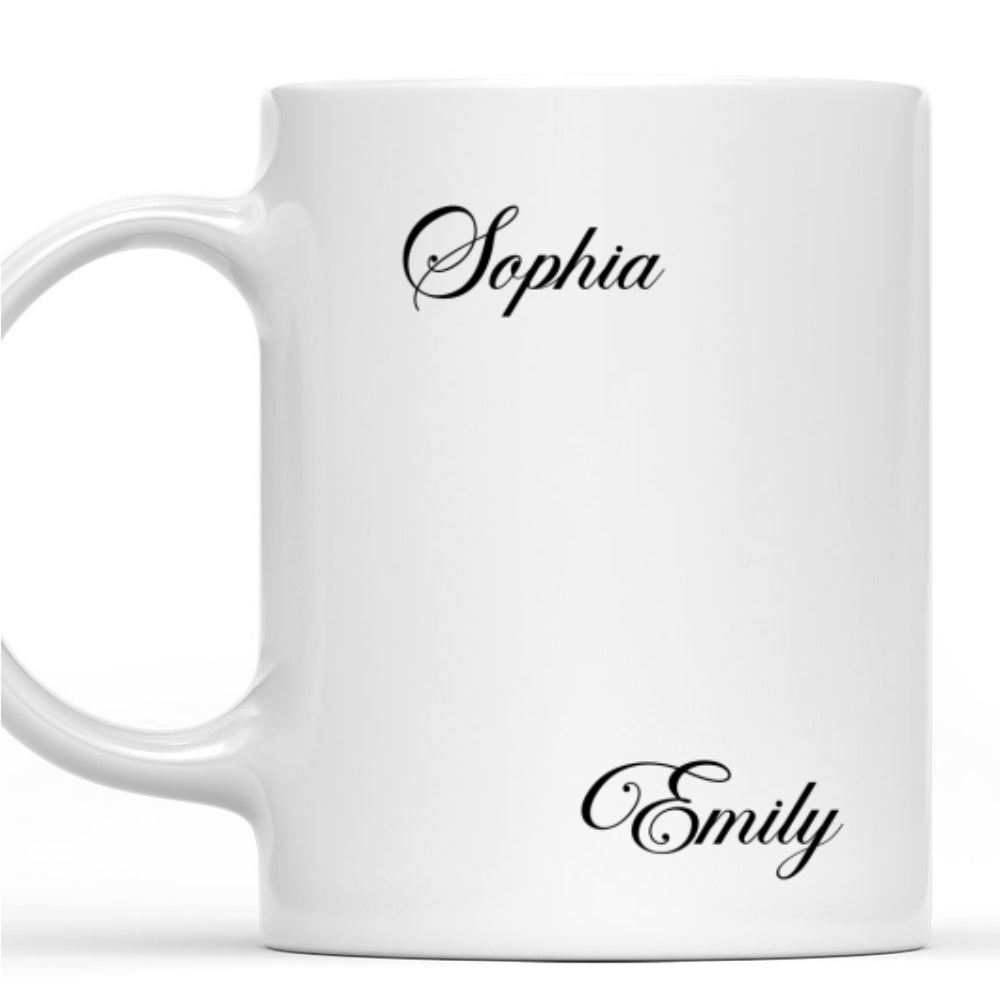 Custom Best Friend, Christmas & Birthday Friendship Keepsake Gift • For My Best Friends - Personalized Coffee Mug